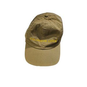 Columbus Crew MLS Adidas Cap Hat Adjustable Strapback Tan